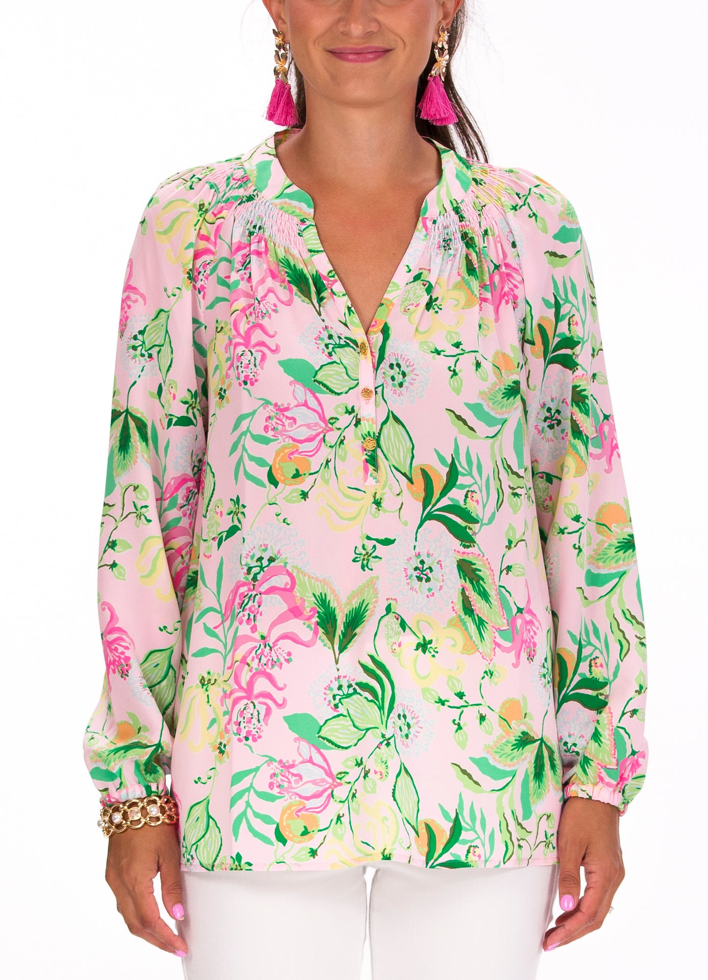 Elsa Top- Via Amore Spritzer