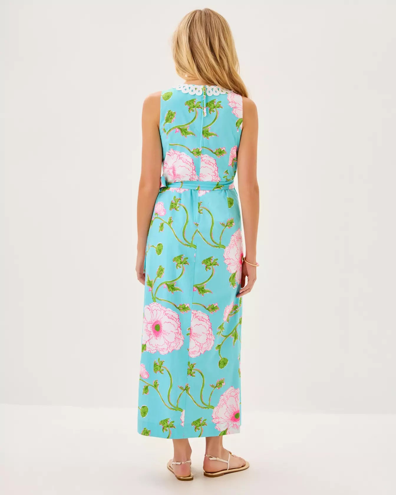 Fresia Stretch Maxi Shift Dress