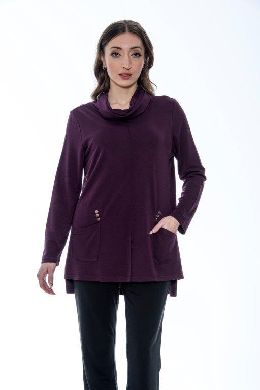 Cowl neck Tunic