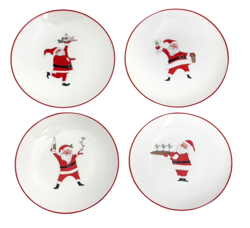 Holiday Appetizer Plates-set of 4