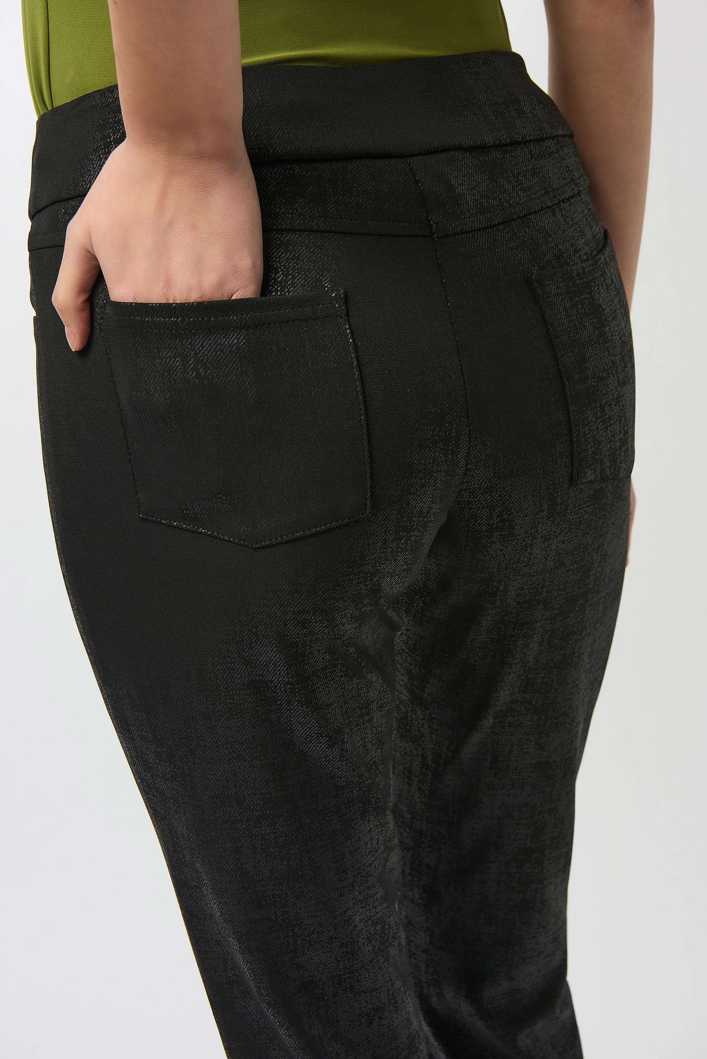 Silky Knit Straight Pull-On Pants