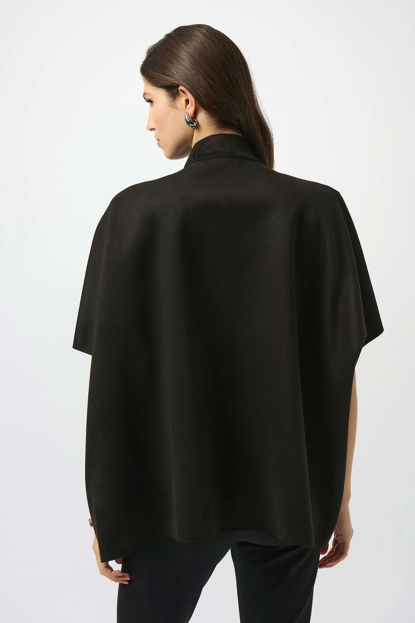 Scuba Suede Poncho Cover-Up