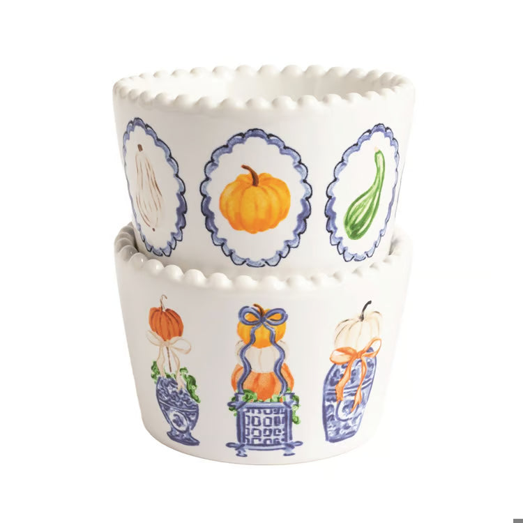 Fall Topiary Ramekin sets