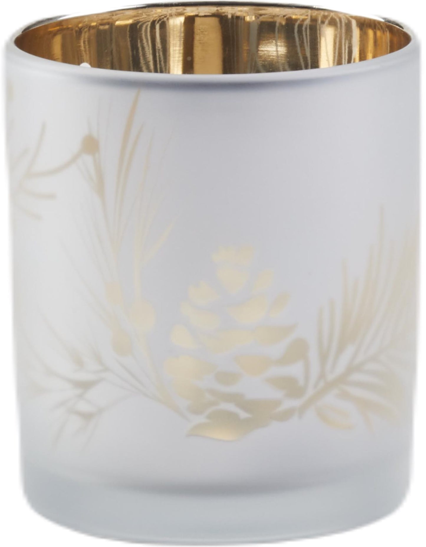 Pinecone Etched Votive