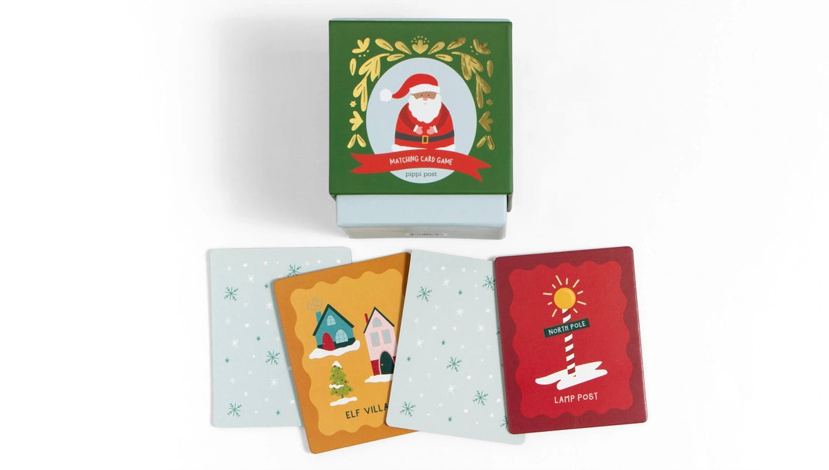 The North Pole Christmas Memory Matching Card Game