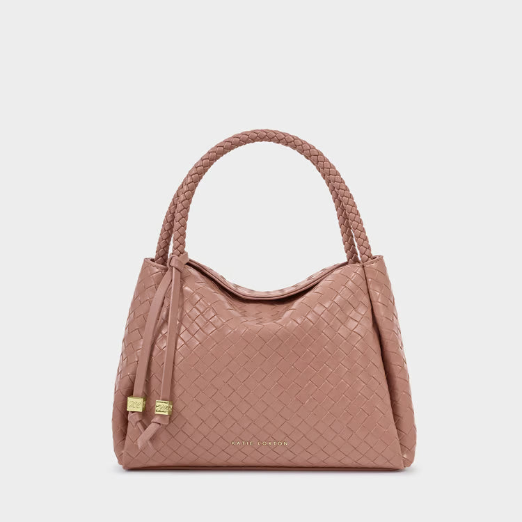 Nova Woven Texture Top Handle Bag