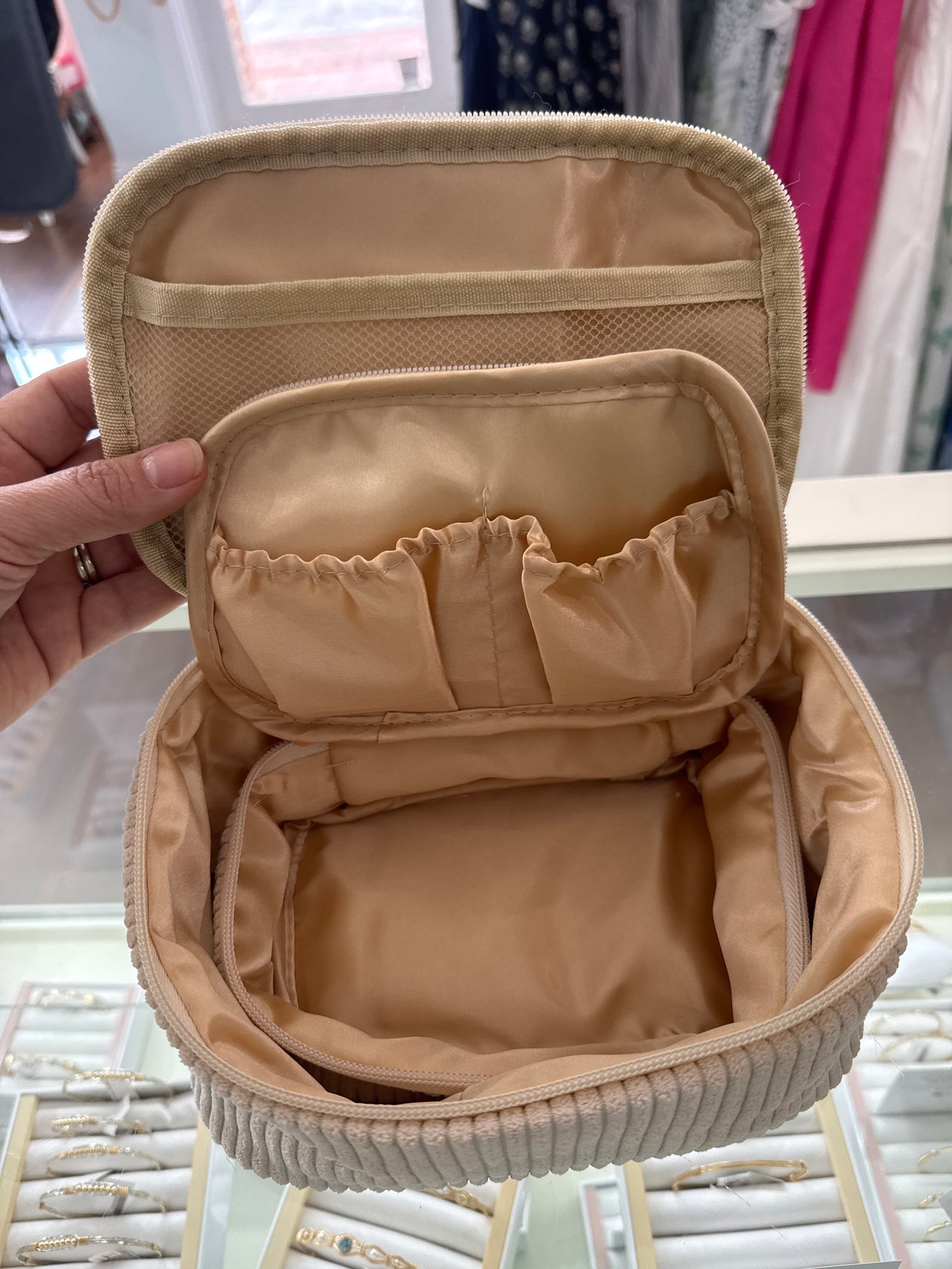2 Piece Courdary Cosmetic bag