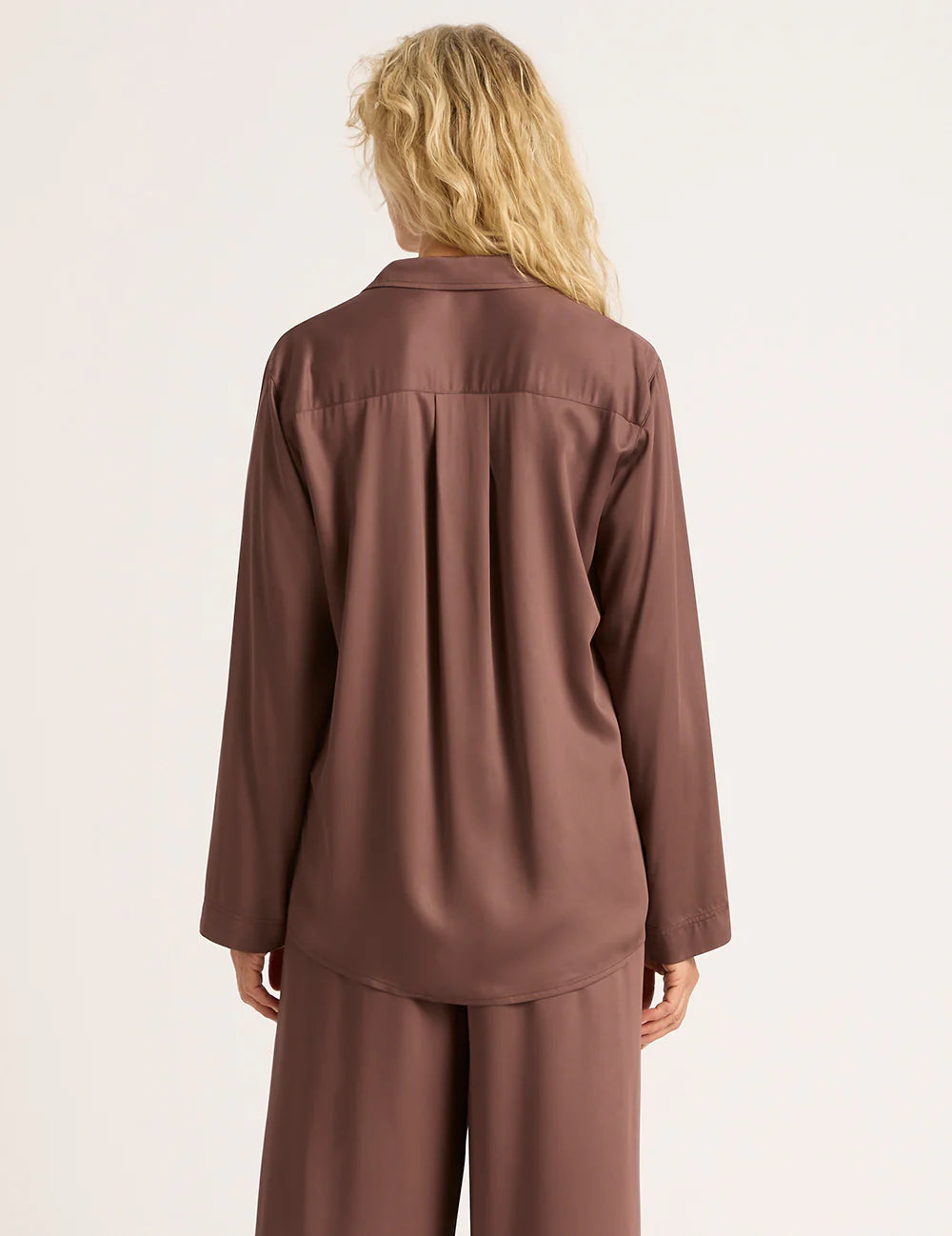 Vegan Silk Long Sleeve Shirt
