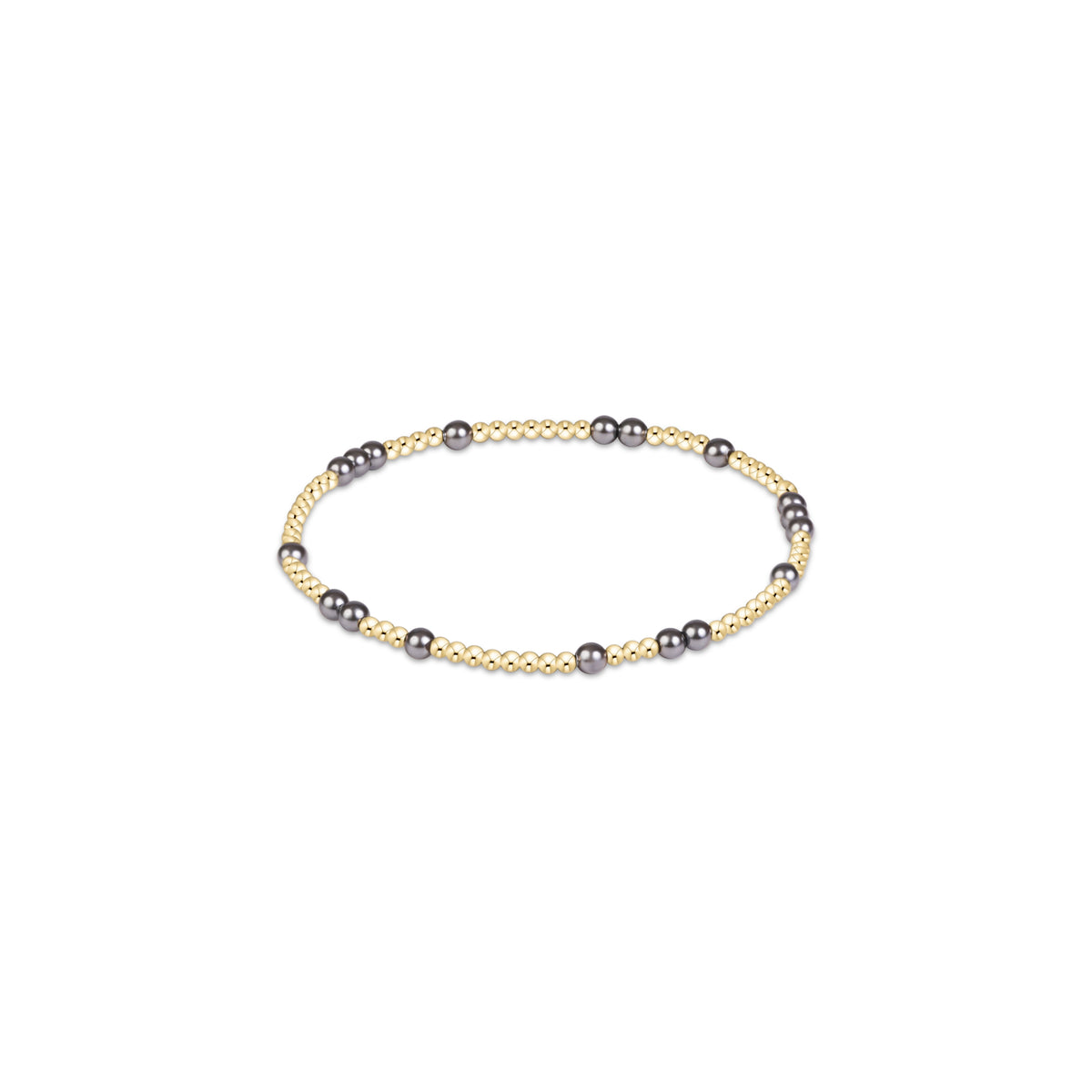 Hope Unwritten Pearl Dark Grey Bracelet