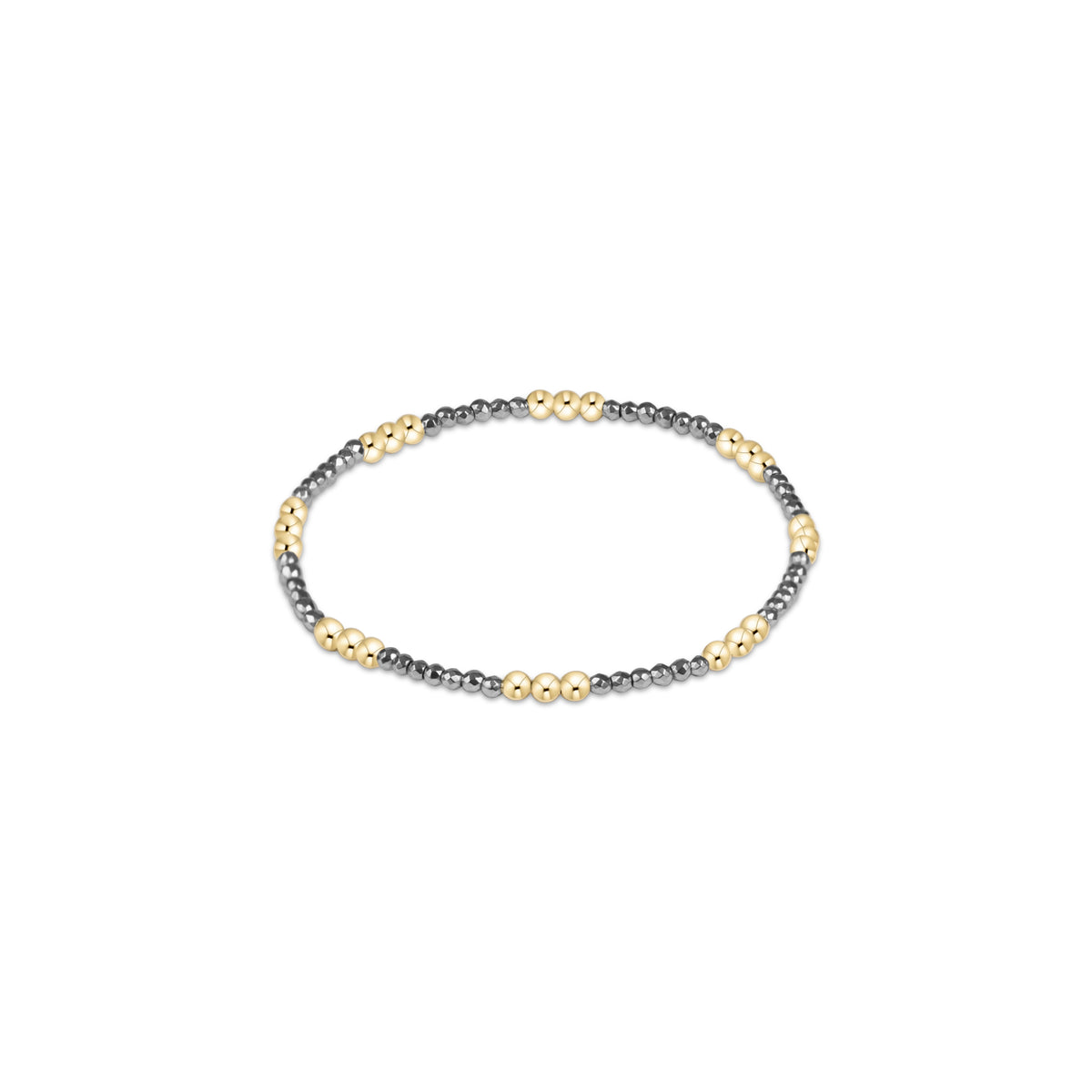 Joy Silver Faceted Hematite