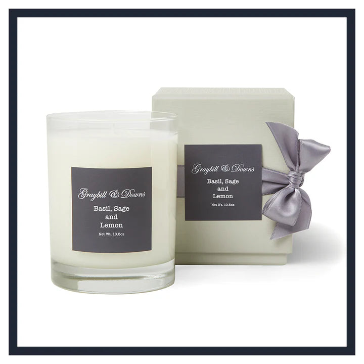 BASIL, SAGE AND LEMON CANDLE