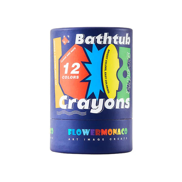 Flower Monaco Color Markers Or Crayons- 12 Colors