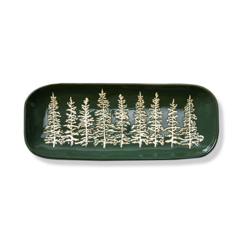 WILDE PINE TREE RECTANGULAR PLATTER