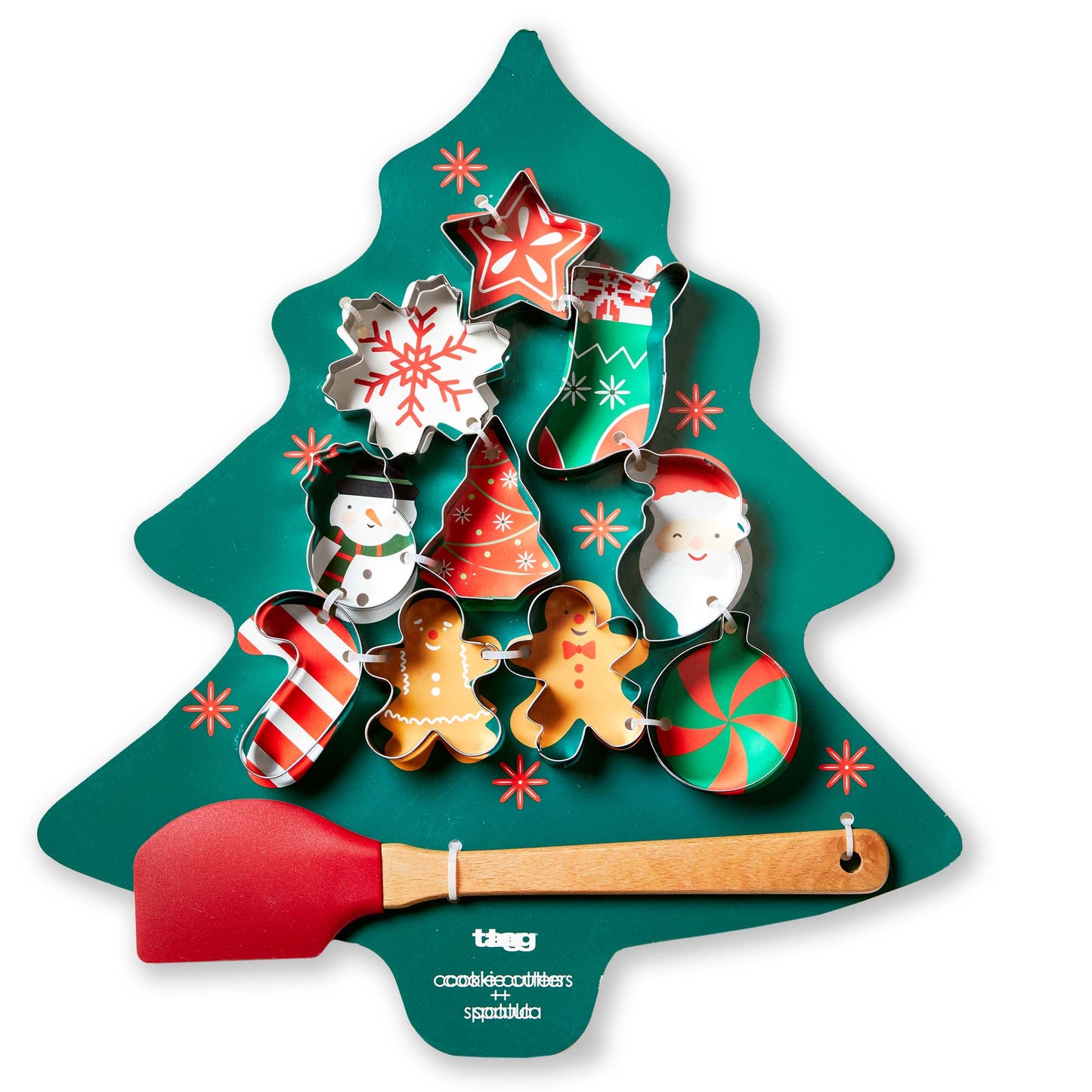 Christmas Cookie Cutters with Spatula
