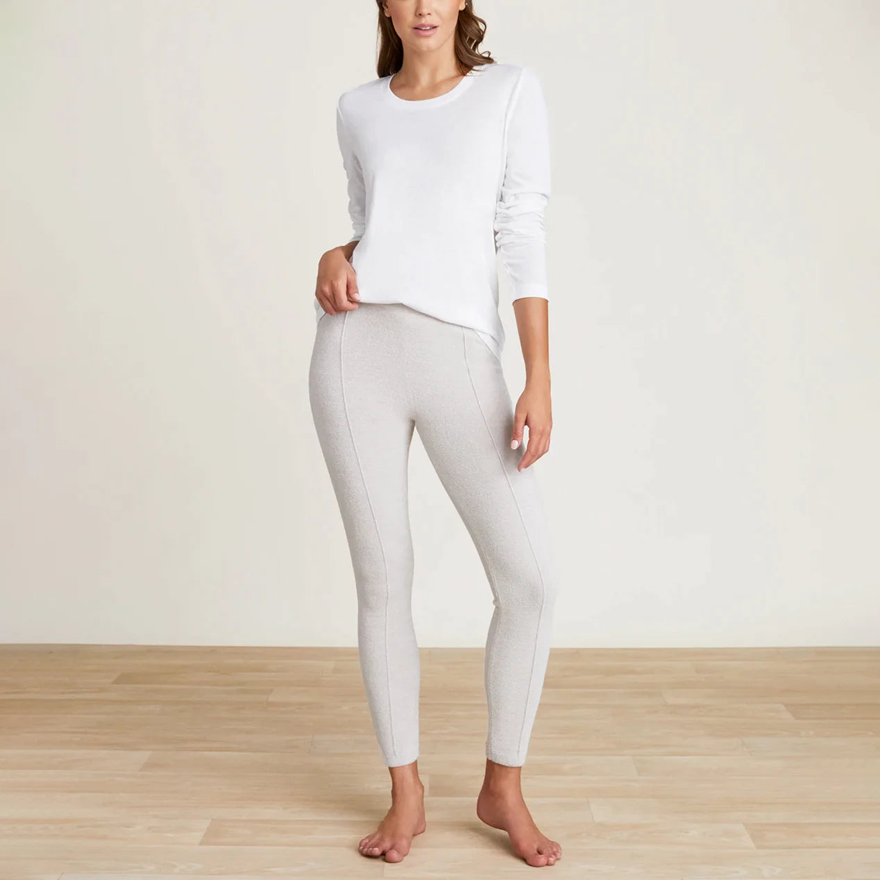 CozyChic Ultra Lite® Seamed Legging- Fog Gray