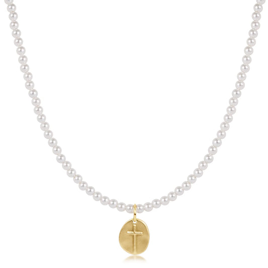 17" Choker Classic Pearl - Charm