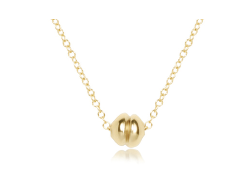 16" Gold Beaded Necklace