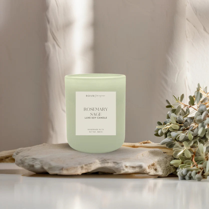Brighter Days Soy Candle, Rosemary Sage