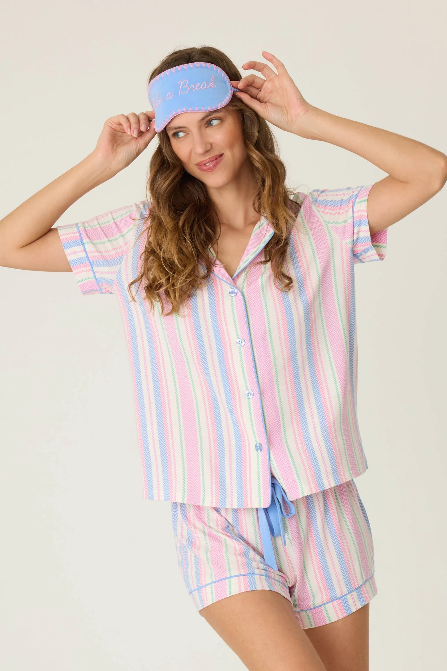 Pastel Stripe Pajama Set
