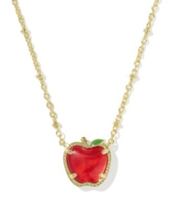 APPLE SHORT PENDANT NECKLACE GOLD