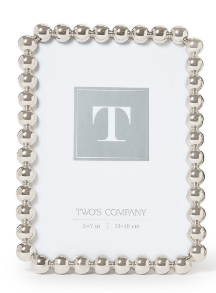 Silver Metallic Ball Photo Frames