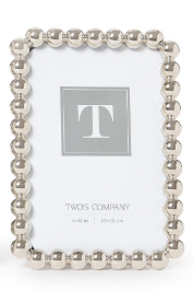 Silver Metallic Ball Photo Frames