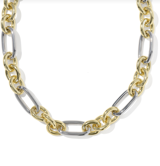 EMBRY LINK AND CHAIN NECKLACE