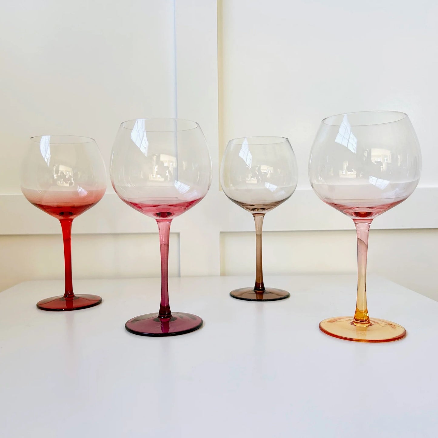 Handblown Balloon Glass- set of 4