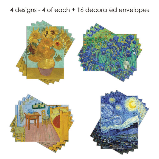Notecards - van Gogh Favorites - Box of 16 Cards & Envelopes