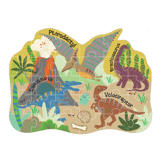 Dino 30pc Shaped Puzzle