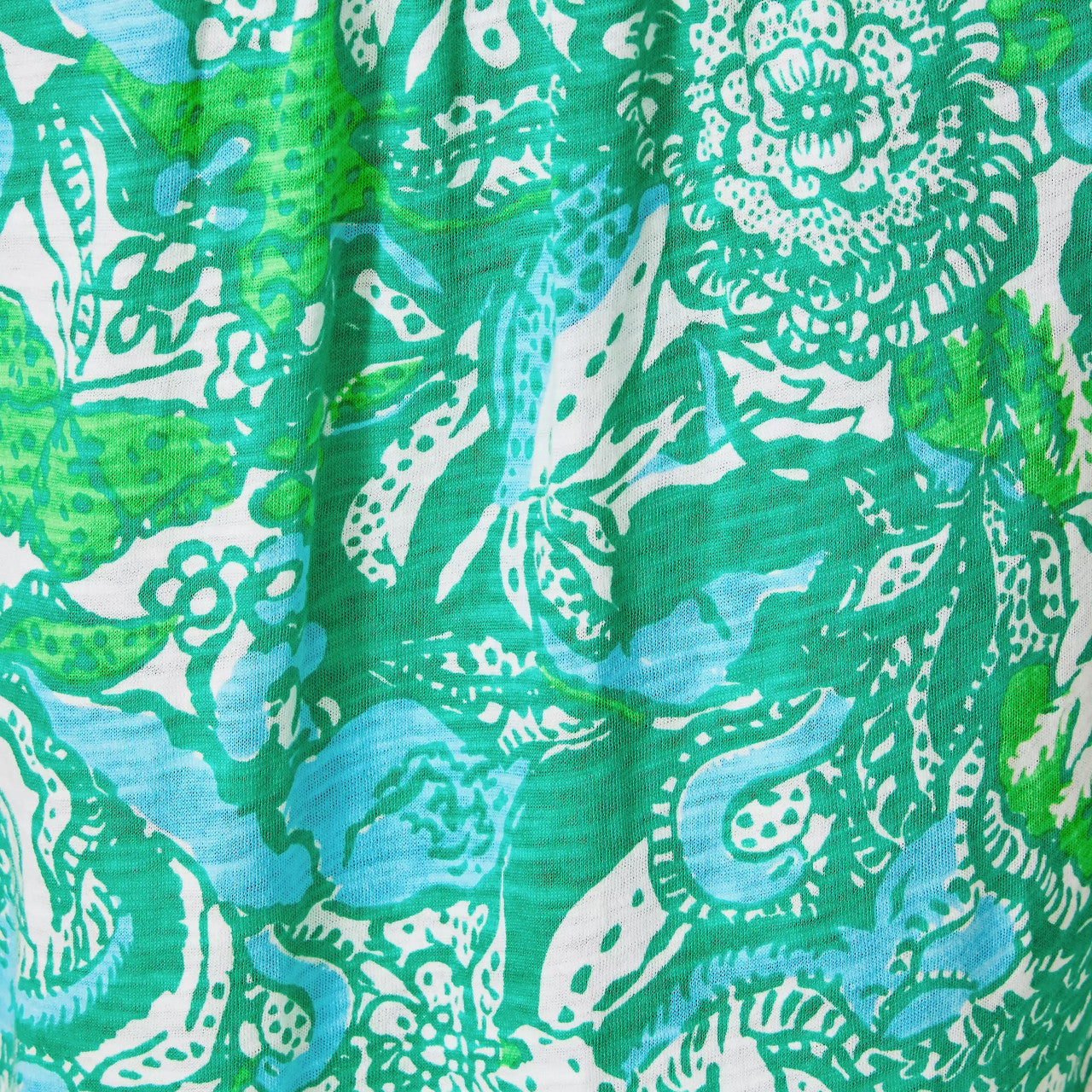 Dev Knit Top - Botanical Green Safari Sangria