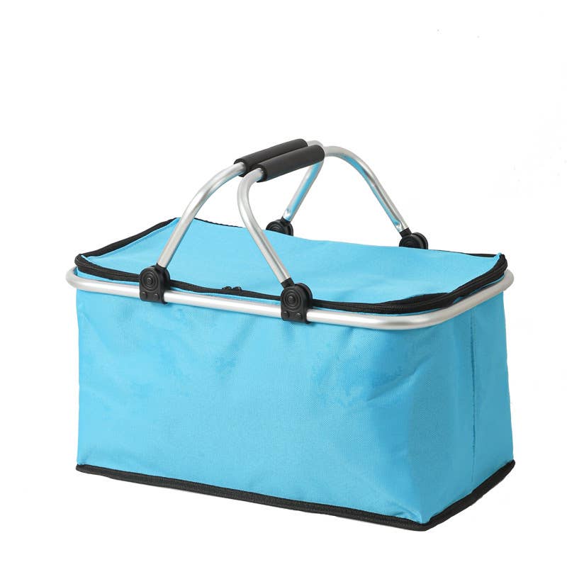 30L Large Picnic Basket Internal Pockets LeakProof Insulated