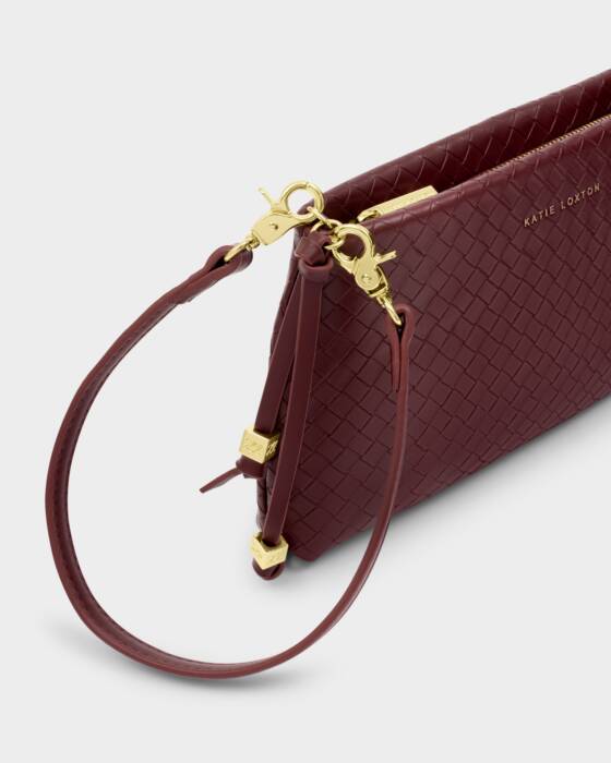 Nova Woven Texture Clutch