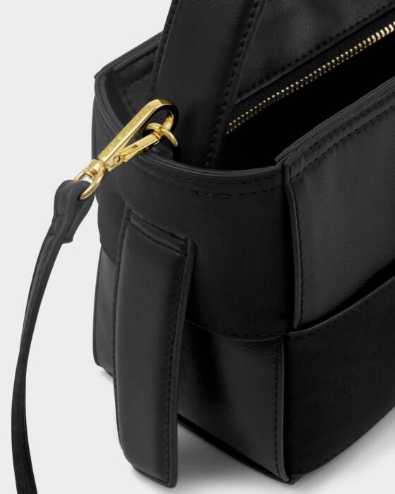 Taya Hand Woven Suedette Top Handle Bag