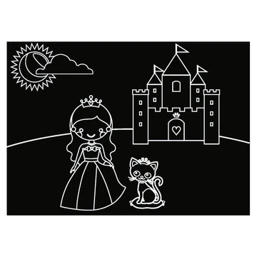 MINIMAT COLORING KIT PRINCESS & BUTTERFLY