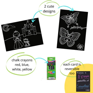 MINIMAT COLORING KIT PRINCESS & BUTTERFLY