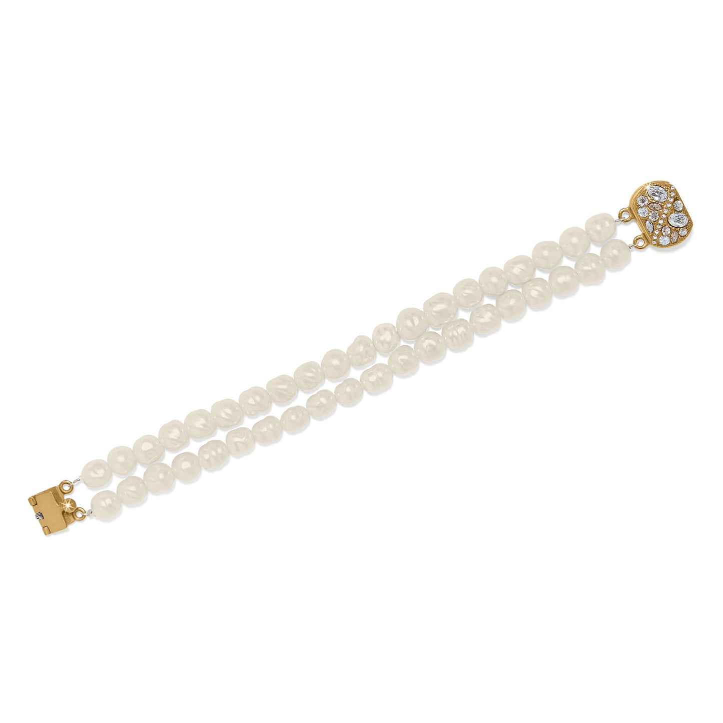 Trust Your Journey Double Pearl Stretch Bracelet