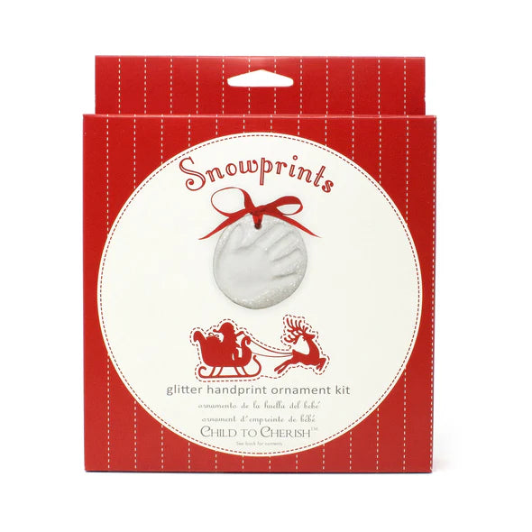 Snowprints Handprint Ornament