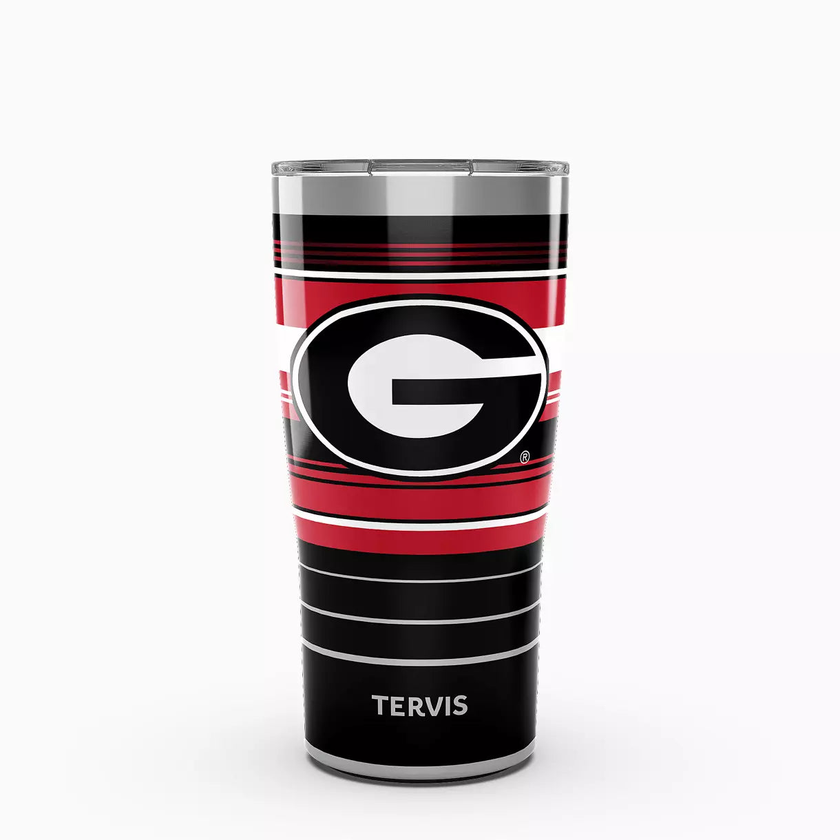 Collegiate Hype Stripes: 20oz Tervis Traveler® - Stainless Steel Tumbler with Slider Lid