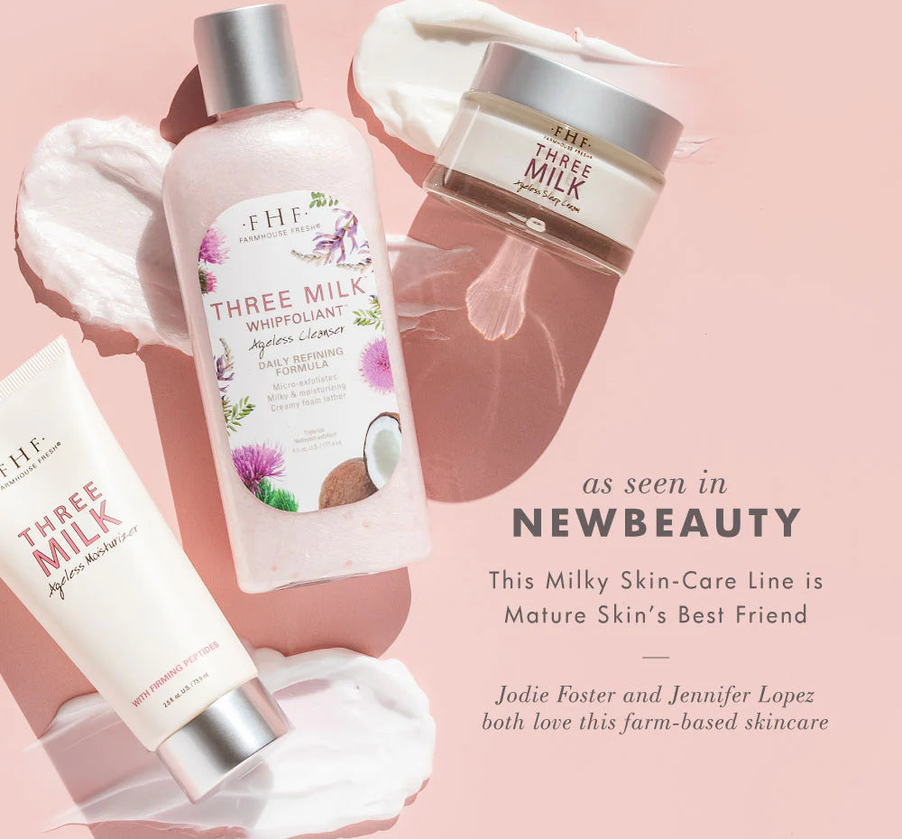 Three Milk Whipfoliant Ageless Cleanser