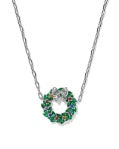 Wreath Short Pendant Necklace