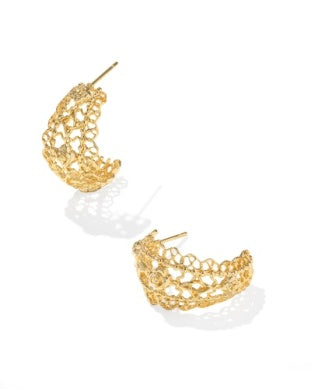 KRISTA LACE HUGGIE EARRINGS