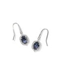 DAPHNE CRYSTAL FRAME DROP EARRINGS