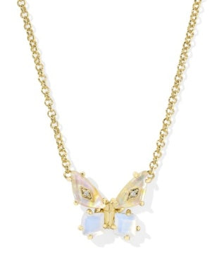 BIANCA BUTTERFLY SHORT PENDANT NECKLACE