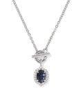 DAPHNE CRYSTAL FRAME TOGGLE NECKLACE