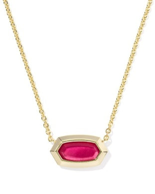 Elisa Bezel Pendant Necklace