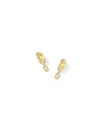 MINI ELLIE WIDE HUGGIE EARRINGS
