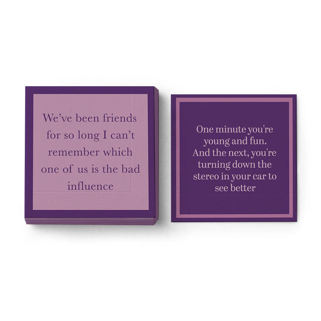 Drinks On Me Cocktail Napkins