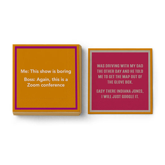 Drinks On Me Cocktail Napkins