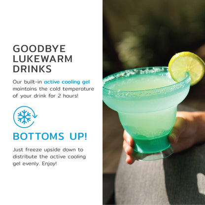 Martini FREEZE™ Cooling Cups with Cooling Gel Set of 2